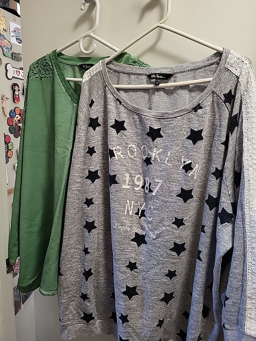 2 Ulla Popken Long Sleeved Sweatshirts Womens Plus 28/30